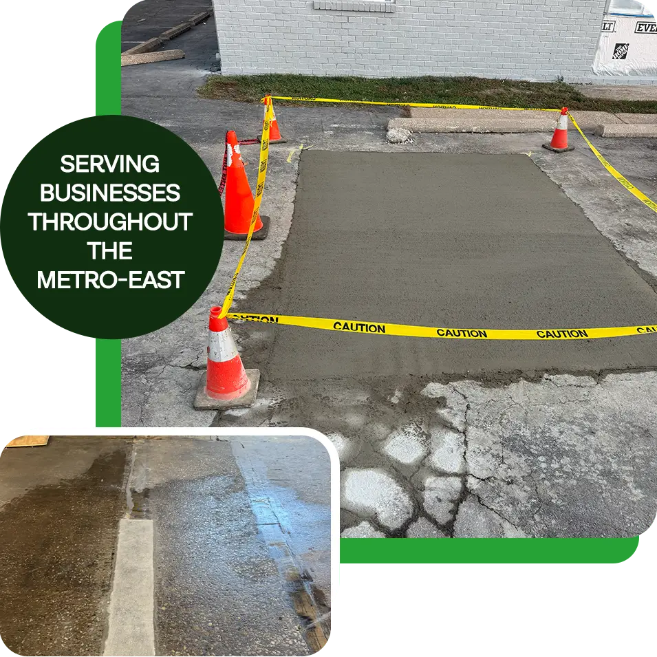 Permanent Exterior Solutions, LLC - Commercial Concrete Flatwork Repair - Belleville, IL & the Metro East