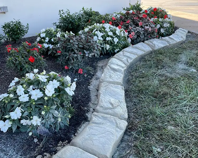 Permanent Exterior Solutions, LLC - Concrete Services, decorative curbing for landscape & flower beds - Belleville, IL & the Metro East