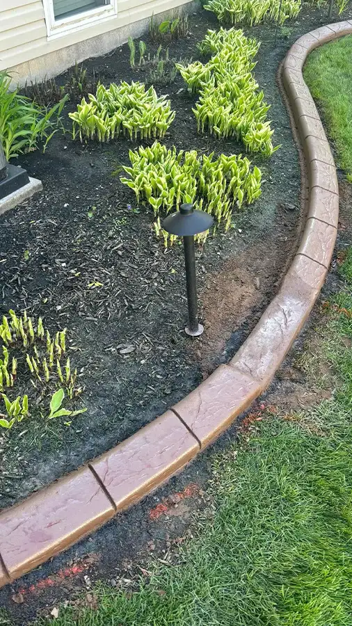 Permanent Exterior Solutions, LLC - decorative concrete curbing - Belleville, IL & the Metro East