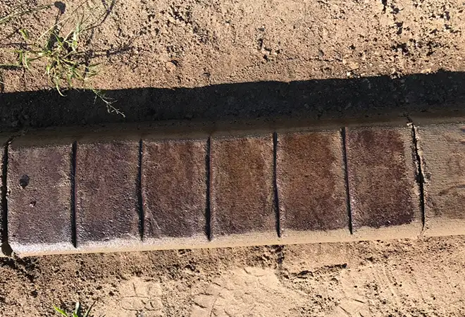 Soldier Brick Concrete Curb - Belleville, IL & the Metro East