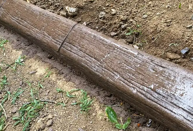 Wood Grain Concrete Curb - Belleville, IL & the Metro East