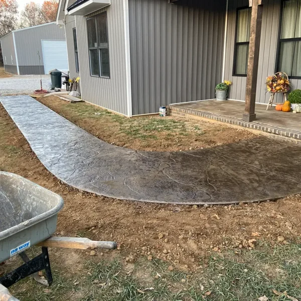 Permanent Exterior Solutions, LLC - decorative stamped concrete flatwork - Belleville, IL & the Metro East